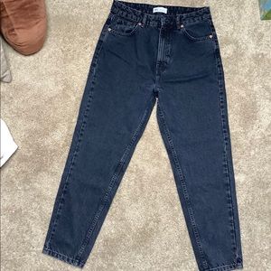 ZARA Dark Blue Straight Jeans